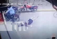 Foto: Señora se raja "La Vida" tras caer de una moto en la Isla de Ometepe/TN8