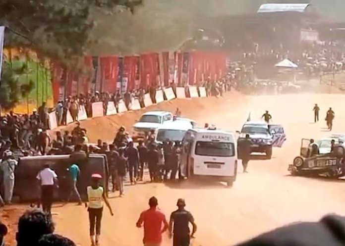 Muertos y heridos: Auto de carreras se sale de la pista y mata a 7 en Sri Lanka