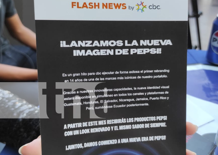 Foto: CBC lanza la nueva imagen de PEPSI en 8 mercados de Latinoamérica y el Caribe/TN8