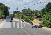 Foto: Motociclista impacta a otra moto en Chusli, Jalapa en Nueva Segovia/TN8