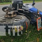 Foto: Presunto exceso de velocidad causó que un motociclista provocara accidente en Jalapa/TN8