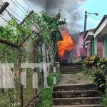Foto: Detienen incendio que amenazaba a Hospital Primario en Nueva Guinea / TN8