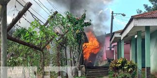 Foto: Detienen incendio que amenazaba a Hospital Primario en Nueva Guinea / TN8