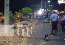 Motociclista fallece tras impactar contra un poste en la Pista Suburbana en Managua