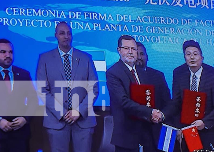 Nicaragua y empresa china firman acuerdo histórico para proyecto solar El Hato