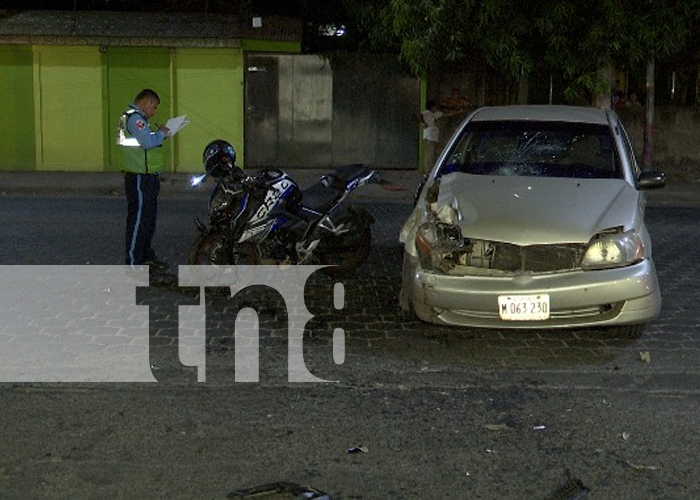 Incidente fatal en La Racachaca, Managua: motociclista impacta contra vehículo