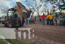 Foto: Autoridades inician 4 km más del tramo carretero de Juigalpa hacia Puerto Díaz, Chontales/TN8