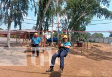 Bomberos Nicaragua realizan ejercicio demostrativo