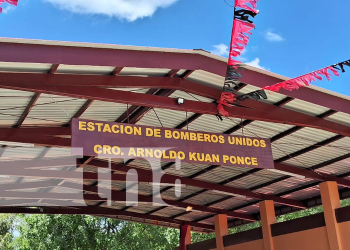 Foto: Nueva estación de bomberos en Villa Progreso, Managua / TN8