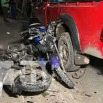 Foto: Fuerte accidente de tránsito en el sector de Teotecacinte, Jalapa / TN8