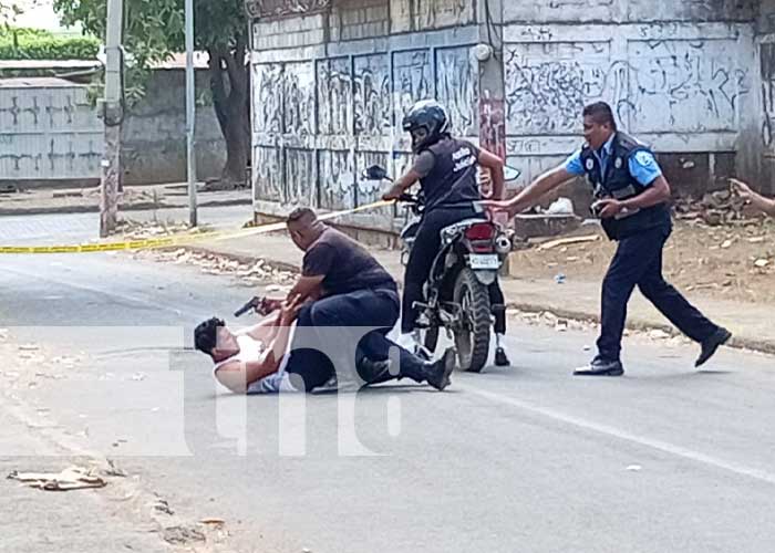 Foto: Recreación de un terrible crimen en Managua / TN8