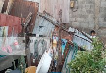 Familia se queda sin hogar tras colapso de vivienda en Managua