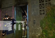 Aparente cortocircuito provoca incendio en barrio Camilo Ortega, Managua