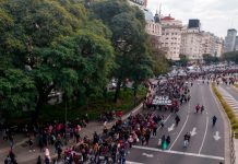 Foto: Manifestaciones en Argentina /cortesía