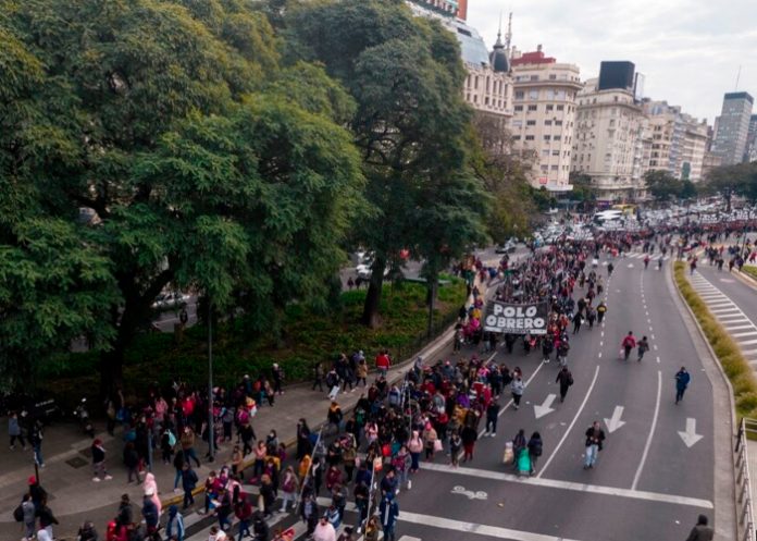 Foto: Manifestaciones en Argentina /cortesía