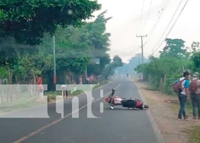 Foto: Persona de la tercera edad resultó lesionada tras accidente en Chusli, Jalapa / TN8