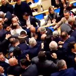 Nueva pelea en el Parlamento de Georgia