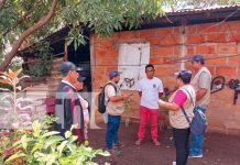 Familias en Chinandega participan en el Censo Poblacional y de Viviendas