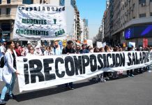 Foto: Intensas protestas en Argentina /cortesía
