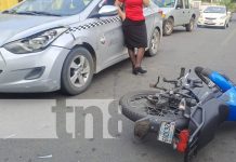 Accidente en una intersección de Bolonia