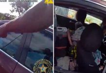 Foto: Policía de Florida rescata a bebé que quedó encerrado en un carro / Cortesía