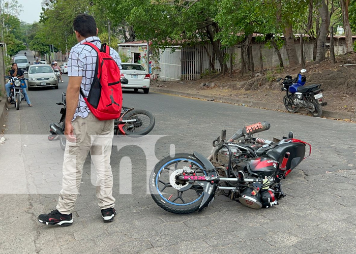 Foto: Dos ciudadanos resultaron con lesiones tras accidente en Juigalpa, Chontales /TN8