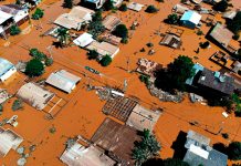Foto: Fuertes inundaciones en Brasil /cortesía