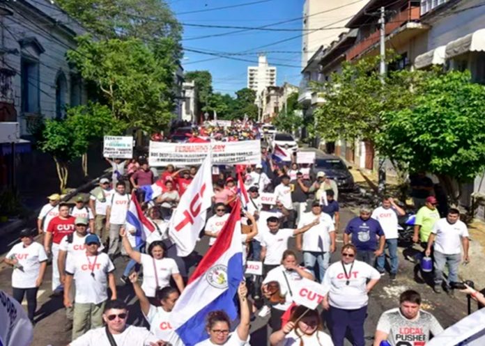 Foto: Protestas intensas en Paraguay /cortesía