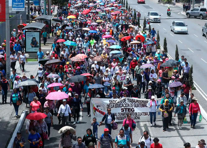 Foto: Protestas en Guatemala /cortesía 