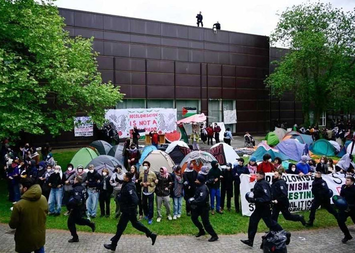 Las protestas estudiantiles propalestinas se extienden en Europa