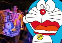 Tailandia invoca la lluvia con un Doraemon de peluche