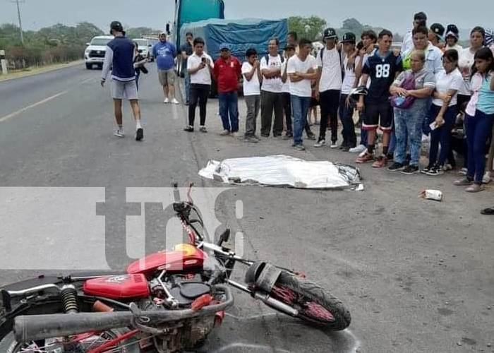 Foto: Adolescente pierde la vida en accidente de tránsito en el municipio de Sébaco, Matagalpa/TN8