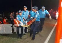Foto: Accidente en Boaco: Conductor hospitalizado tras perder el control de su motocicleta/TN8