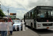 Foto: Cuido de nuevos buses en Managua / TN8