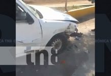 Foto: Una persona lesionada por accidente de tránsito en la Carretera Vieja a León / TN8