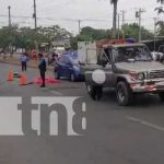 Foto: Mortal accidente de tránsito en Villa Reconciliación, Managua / TN8