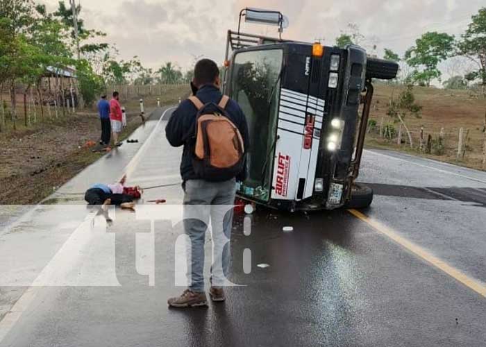 Foto: Mortal accidente de tránsito en El Rama / TN8