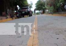 Inauguración de nuevas calles adoquinadas en La Libertad, Chontales