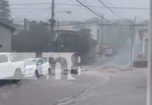 Foto: Calles de Matagalpa fueron inundadas por fuerte lluvia / TN8