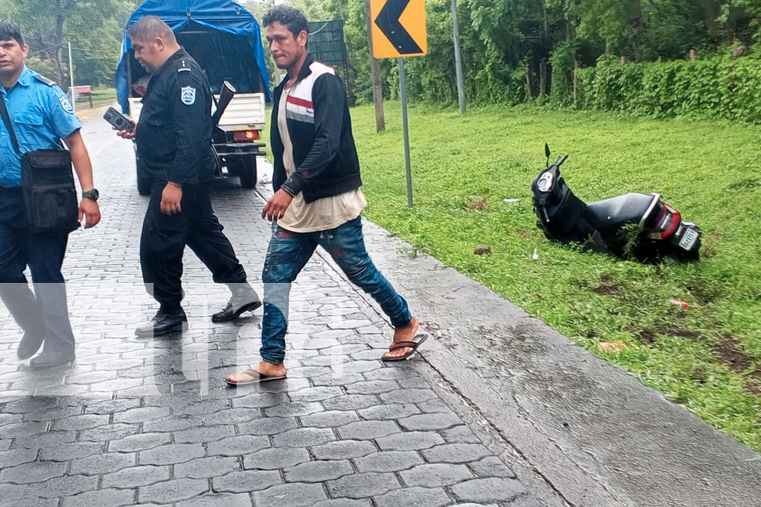 Foto: Accidente de tránsito deja a una mujer herida en Moyogalpa, Isla de Ometepe/TN8