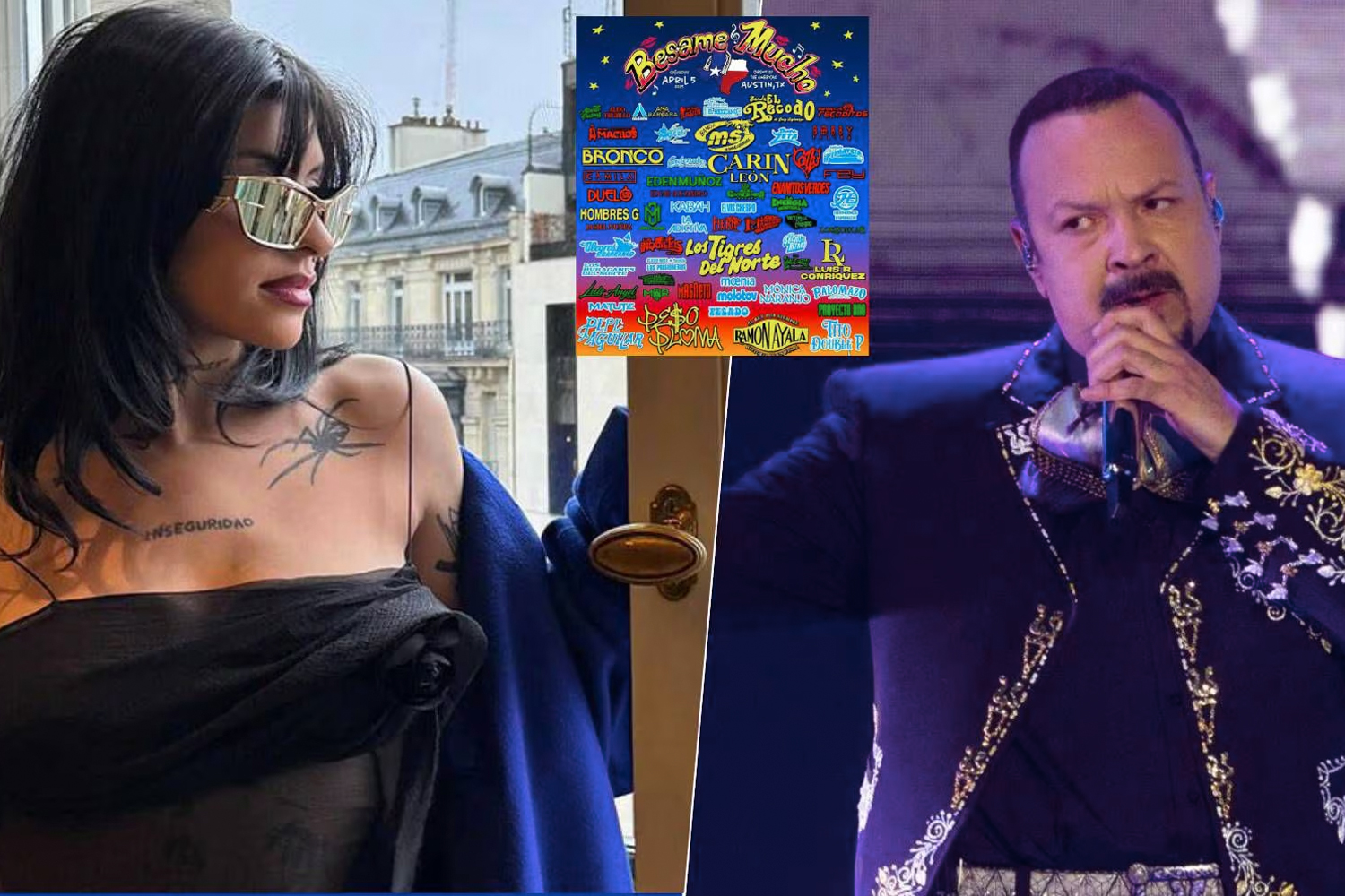 Foto: Pepe Aguilar y Cazzu se presentarán en el Festival Bésame Mucho /Cortesía