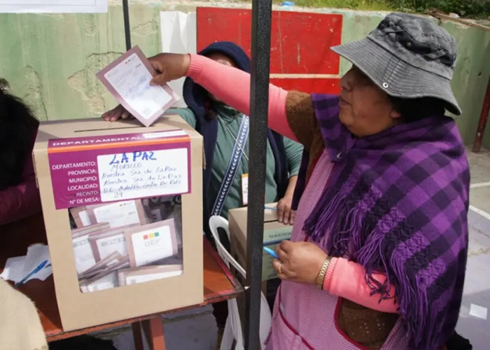 Foto: Elecciones judiciales en Bolivia /cortesía