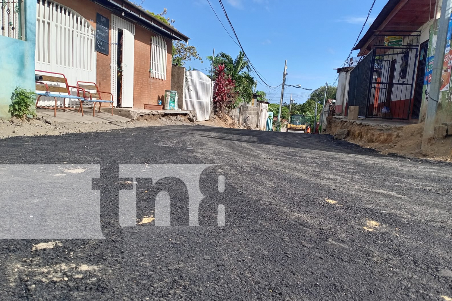 Foto: Pavimentación transforma la vida de 724 habitantes en San Isidro Central /TN8