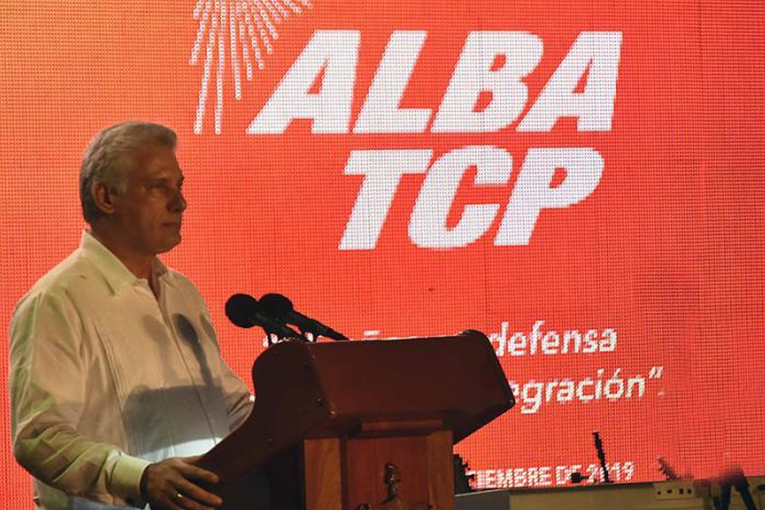 Foto: Díaz-Canel en ALBA-TCP /Cortesía