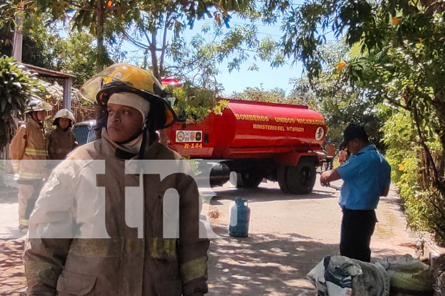 Foto: Fuga de gas causa alarma en Granada/TN8