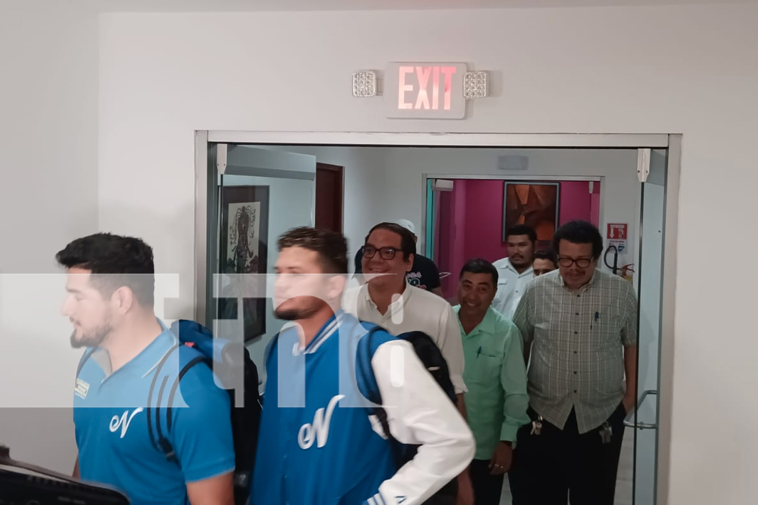 Foto: Selección de Beisbol regresa a Nicaragua/TN8