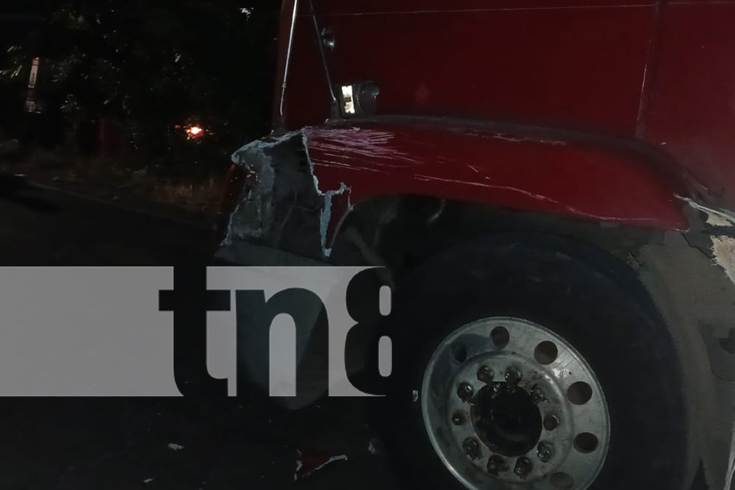 Foto: Fuerte choque de arrastras en Boaco/TN8