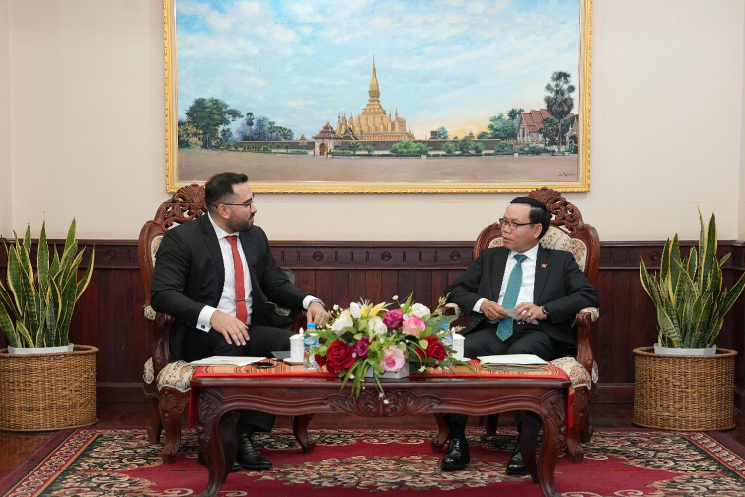 Foto: Misión diplomática: nuevo embajador de Nicaragua es recibido en Laos / Cortesía