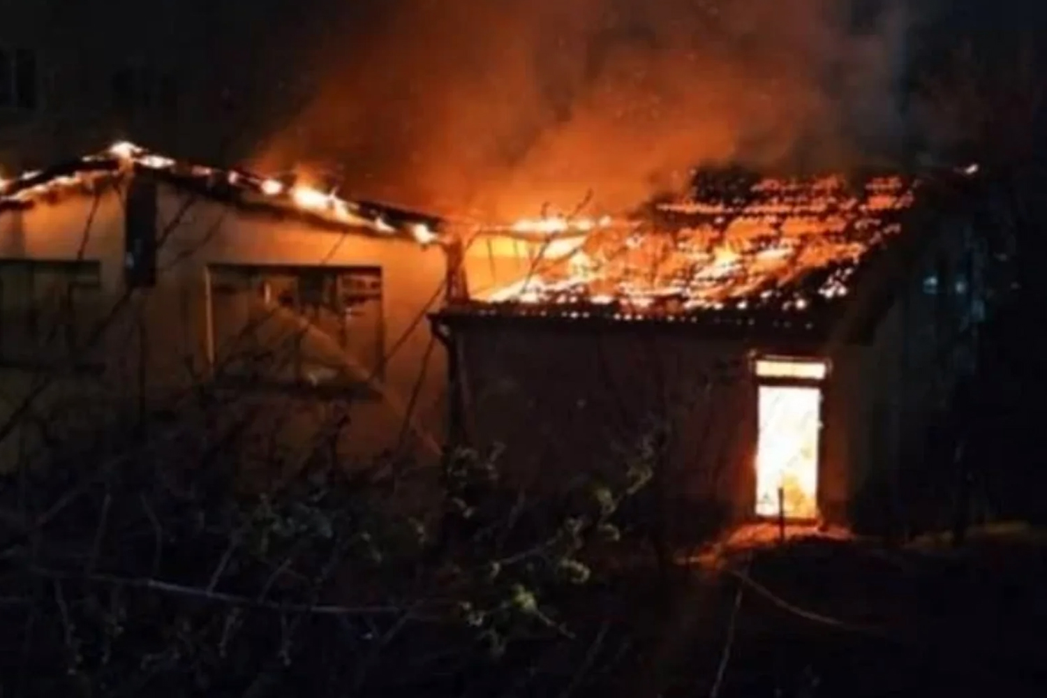 Foto: Incendio al este de Macedonia del Norte/Cortesía