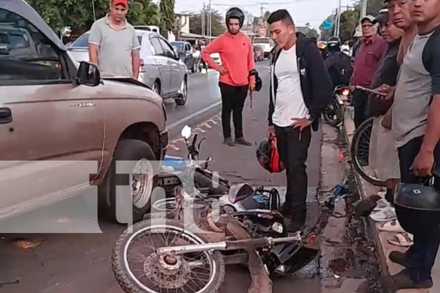 Foto: Lesionados y daños materiales en vehículos involucrados en Jinotepe/ TN8